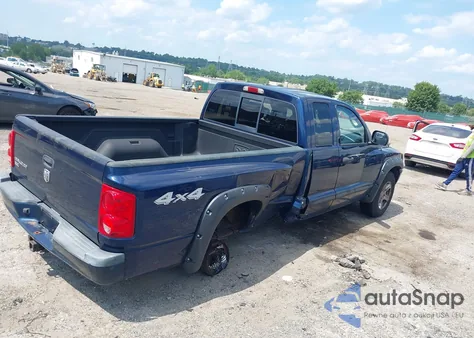 2004 Dodge Dakota Slt from USA, damaged, VIN 1D7GL42K84S576494